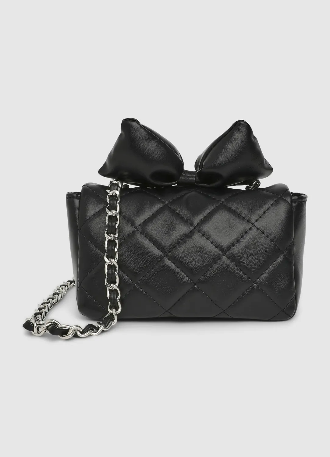 Calliope mini sac fille matelassé nœud chaîne