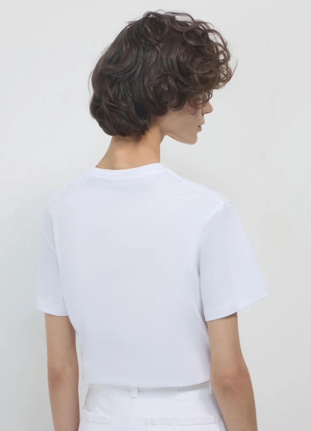 Calliope t-shirt femme col rond uni coton