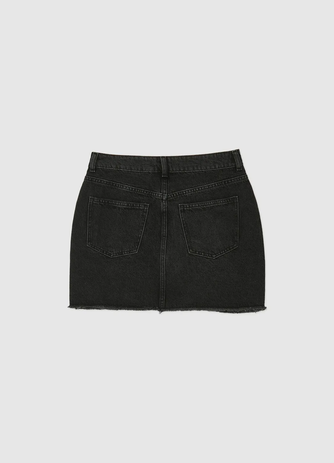 Calliope minijupe denim chaîne strass femme