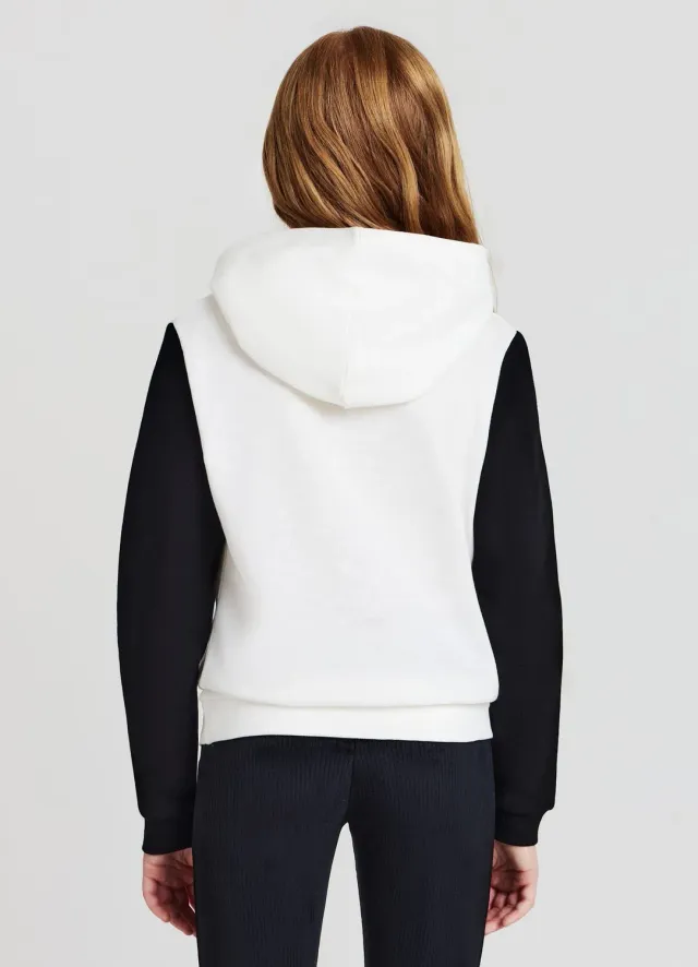 Calliope sweat capuche fille panda poche