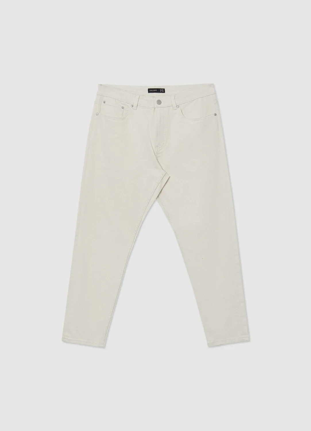 Calliope pantalon cropped homme coton uni