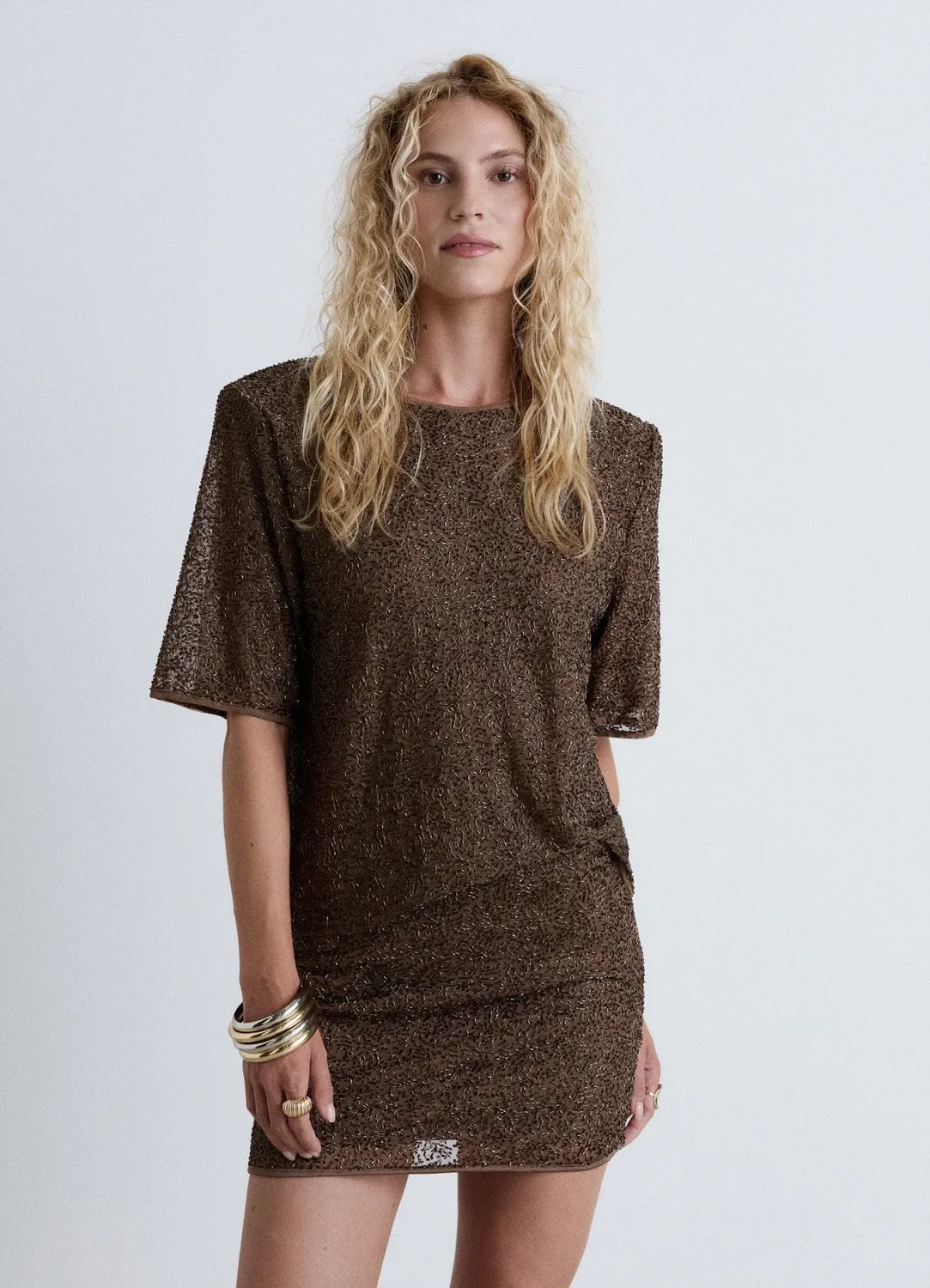 Calliope minijupe paillettes jupe femme