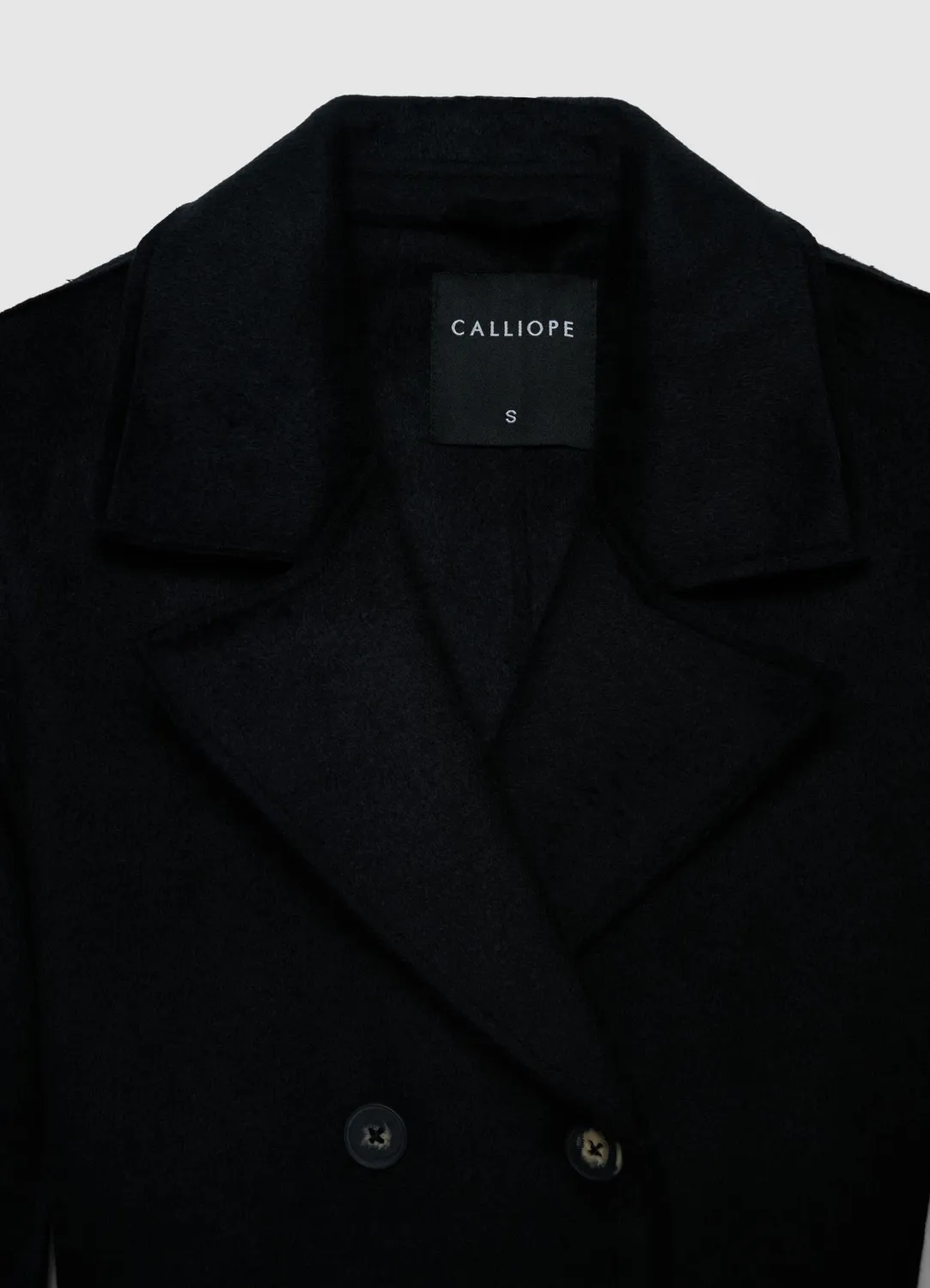 Calliope trench manteau double boutonnage ceinture