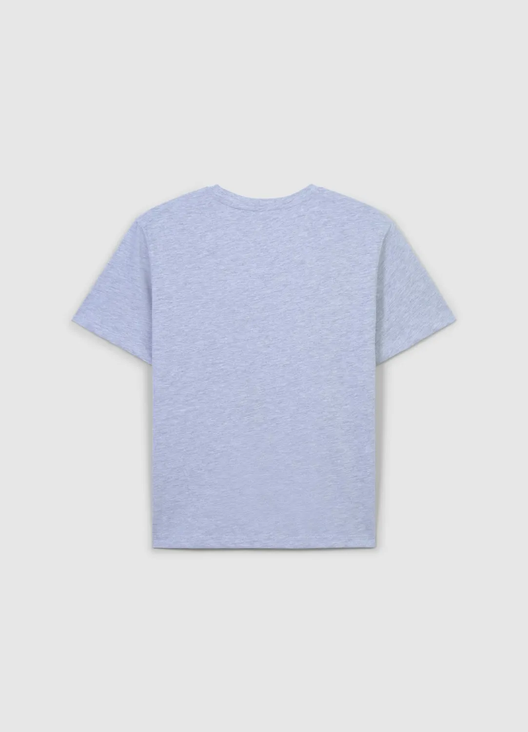 Calliope t-shirt uni coton femme col rond manches courtes
