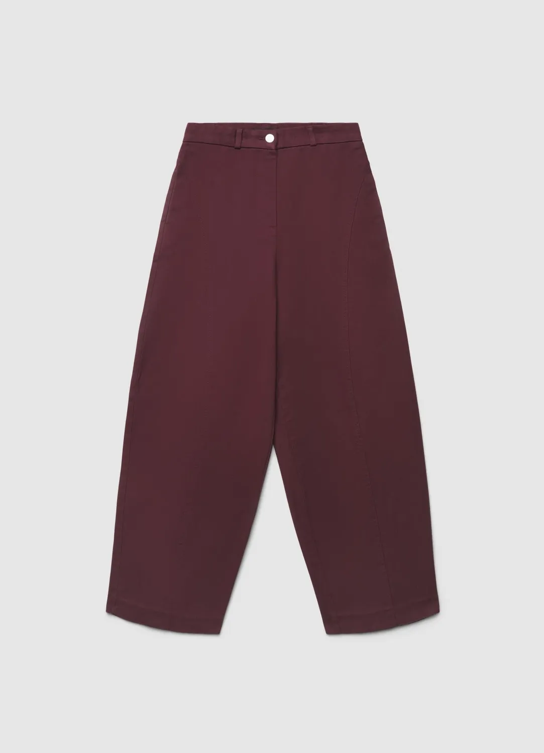 Calliope pantalon balloon femme taille haute uni