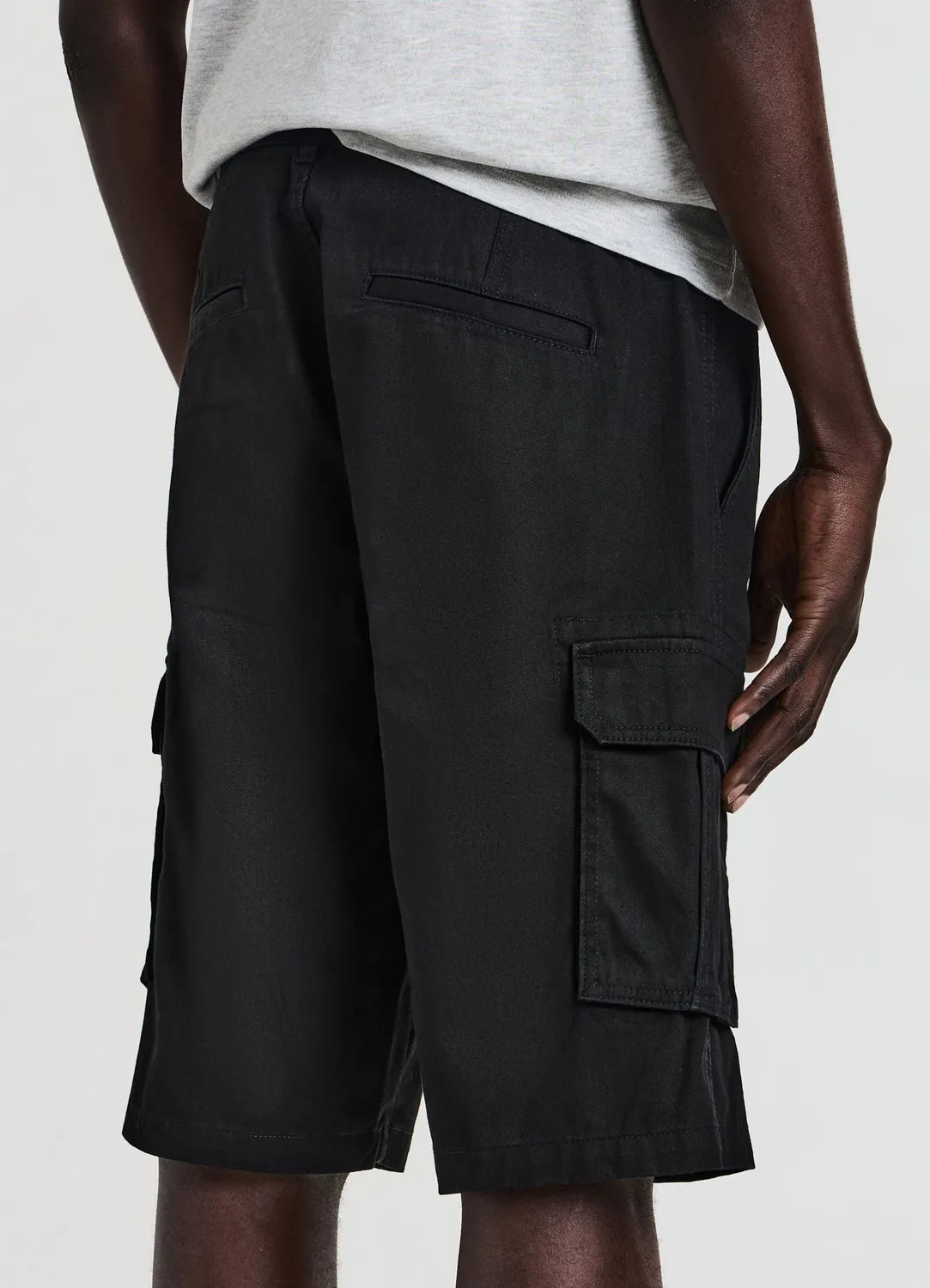 Calliope short cargo homme coton uni coupe regular