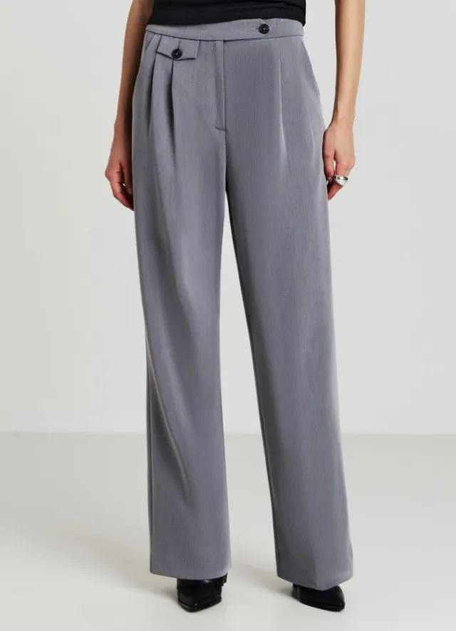 Calliope Straight pantalon femme droit à poches