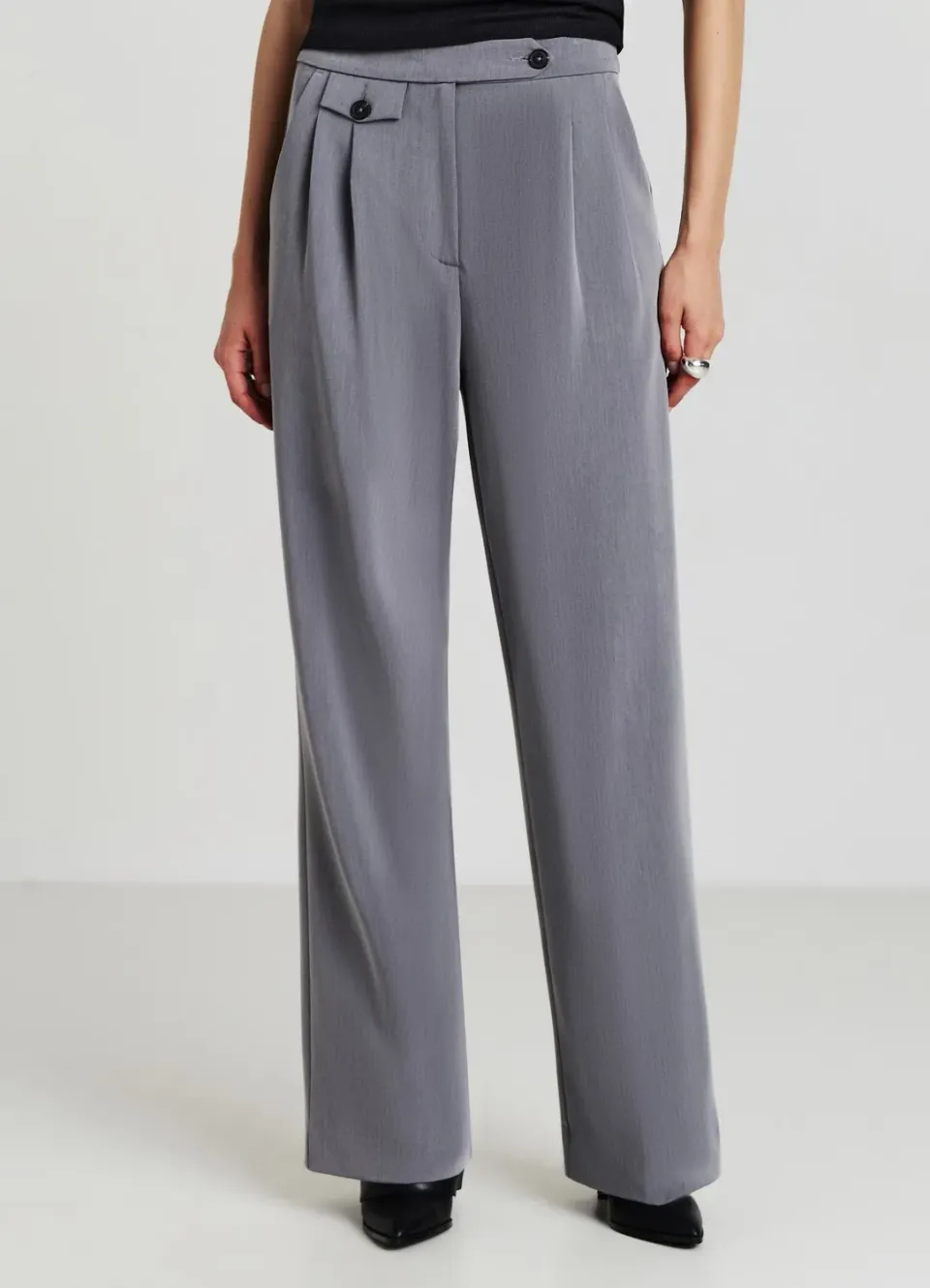 Calliope Straight pantalon femme droit à poches