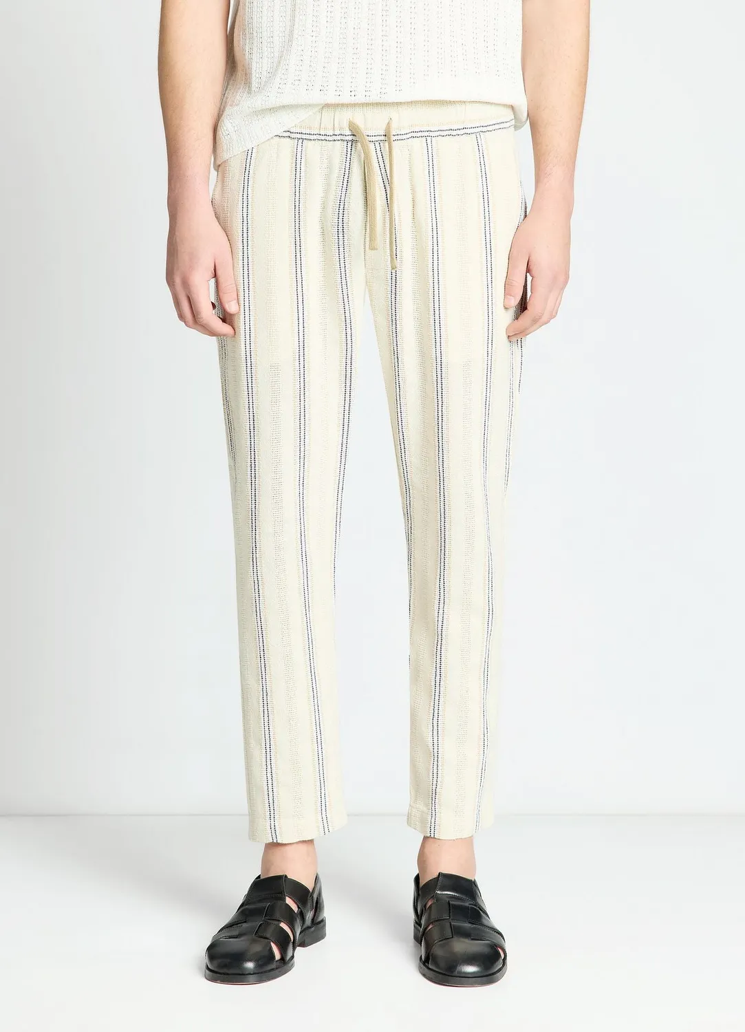 Calliope Pantalon jogger à rayures homme
