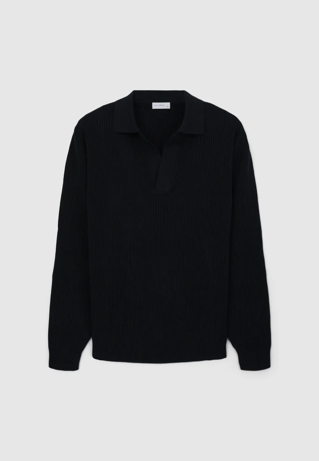 Calliope polo maille côtelée homme coton regular