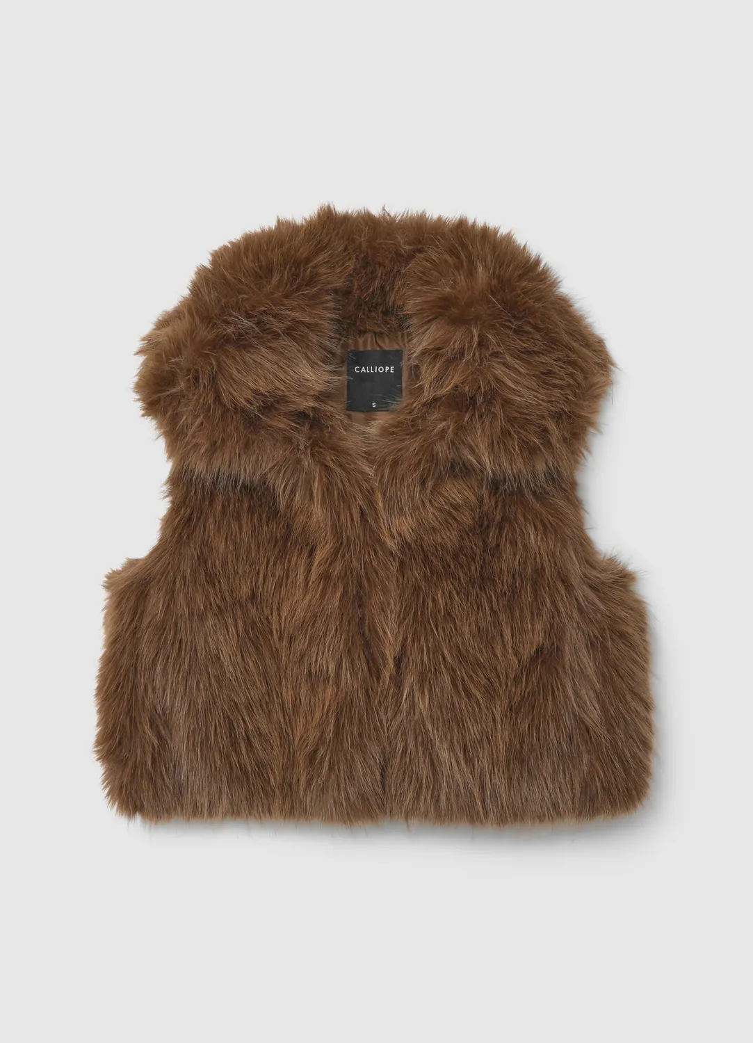 Calliope gilet effet fourrure femme