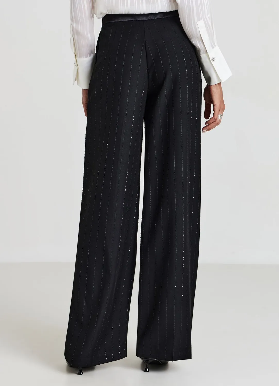 Calliope Palazzo pantalon femme paillettes