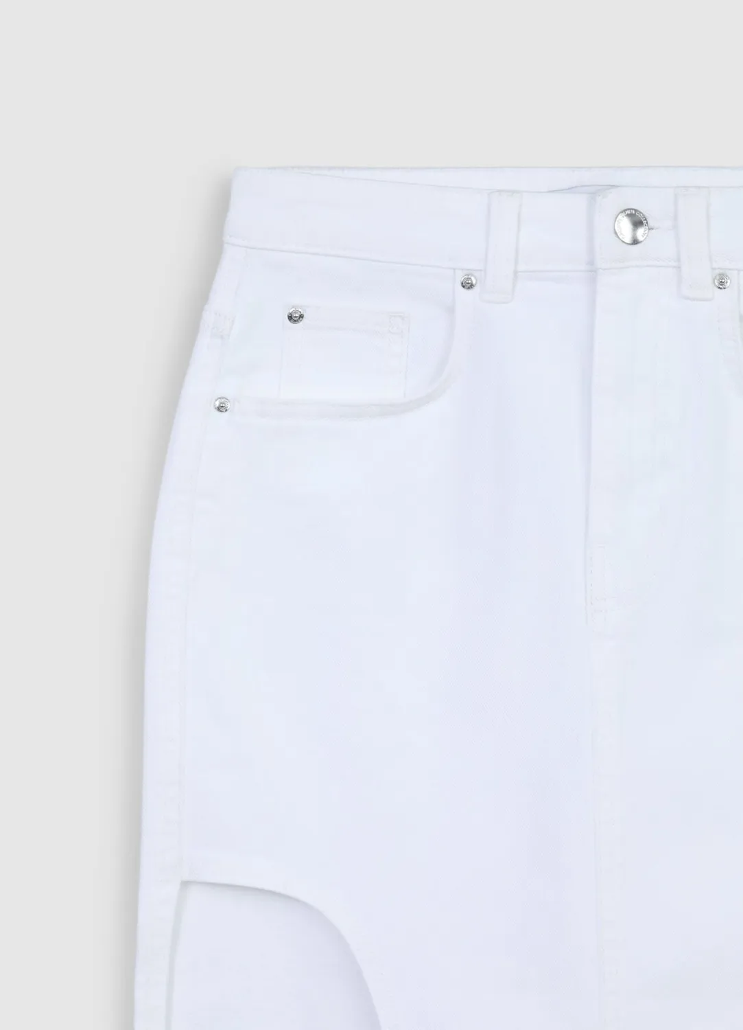 Calliope Jupe midi denim fendue femme 5 poches