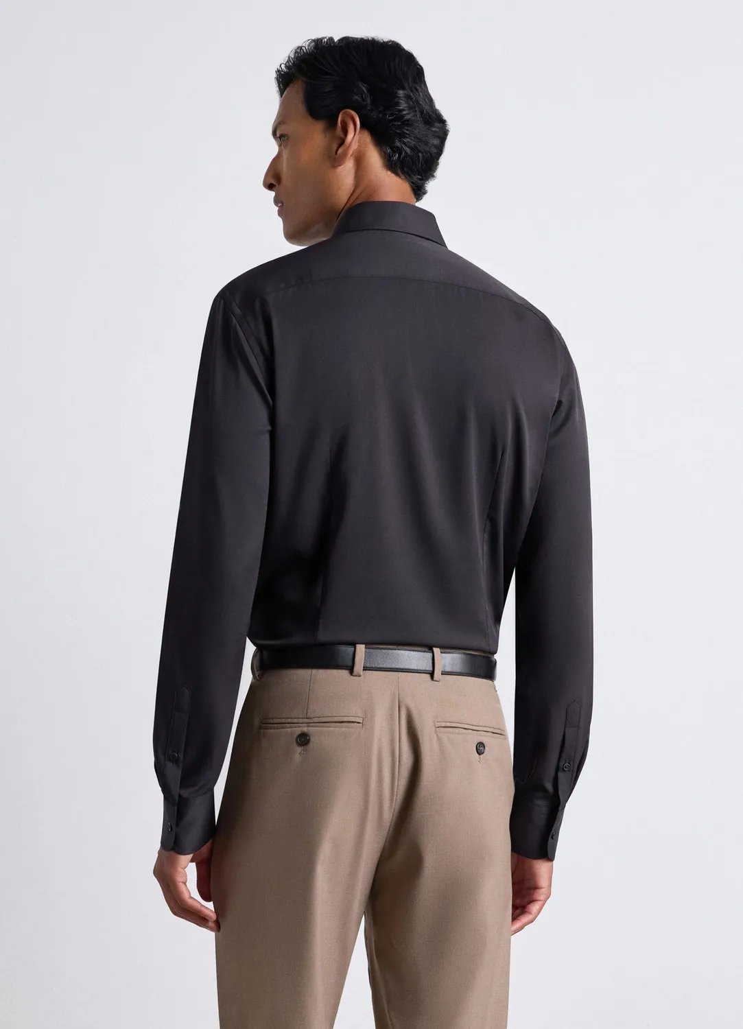 Calliope chemise homme unie easy iron manches longues