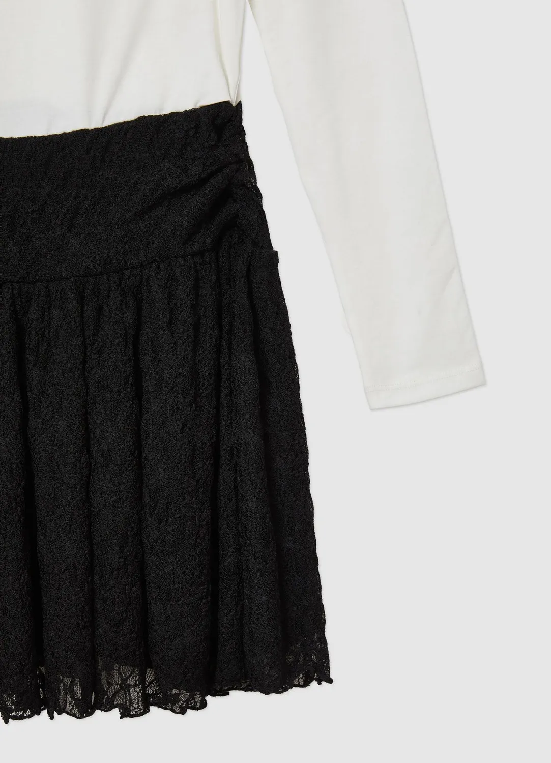 Calliope robe fille épaules nues jupe dentelle