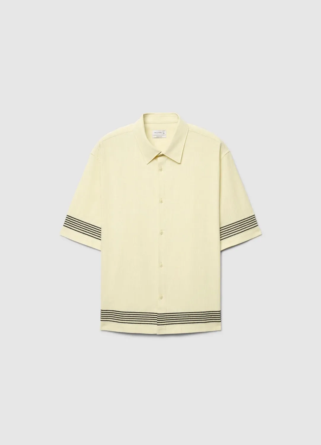 Calliope chemise boxy homme manches courtes rayures