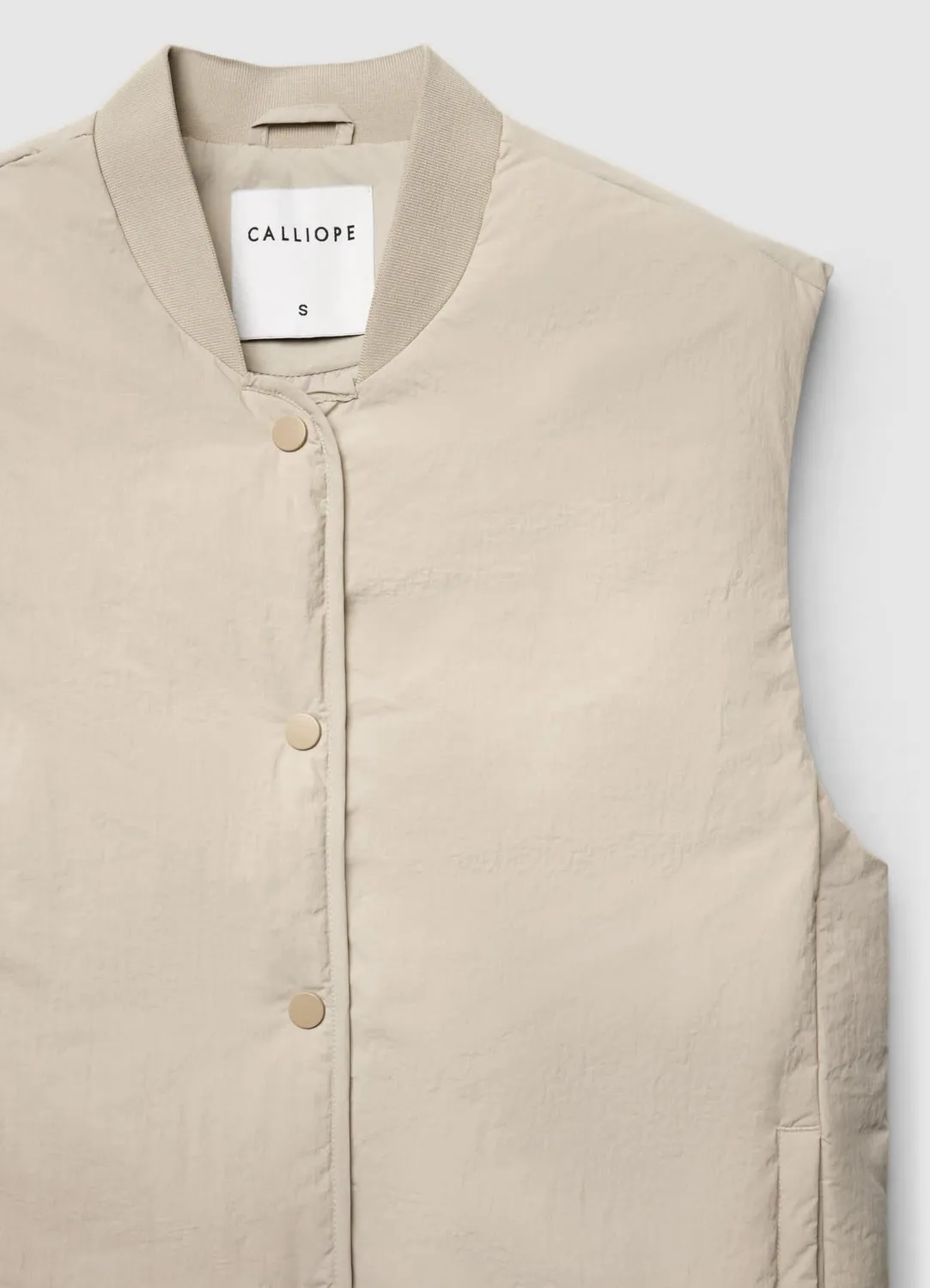 Calliope gilet sans manches femme matelassé