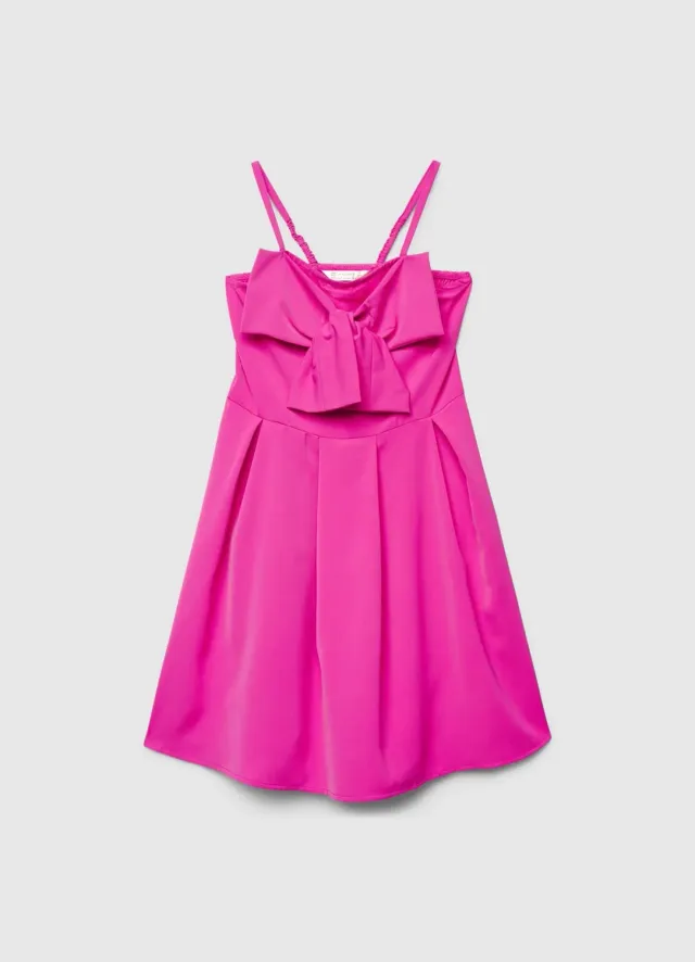 Calliope robe fille bretelles maxi nœud