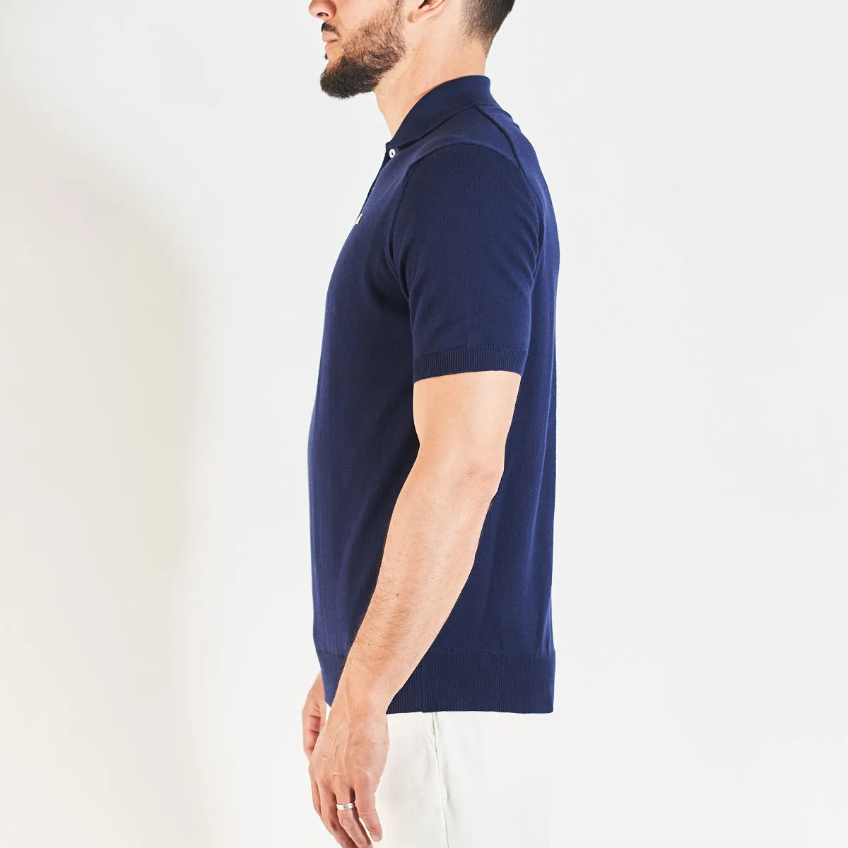 Robe di Kappa Valon polo bleu unisexe coton