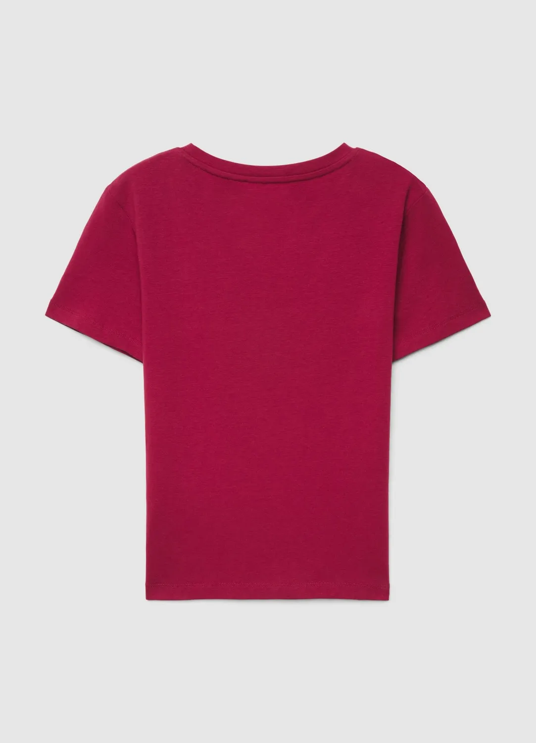 Calliope t-shirt uni col rond manches courtes femme