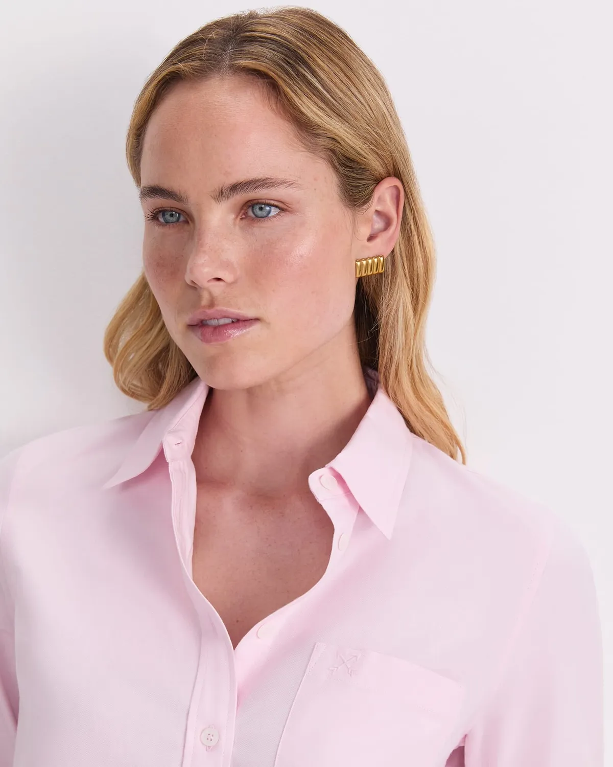 Sportscraft Long Sleeve Oxford Shirt chemise oxford coton