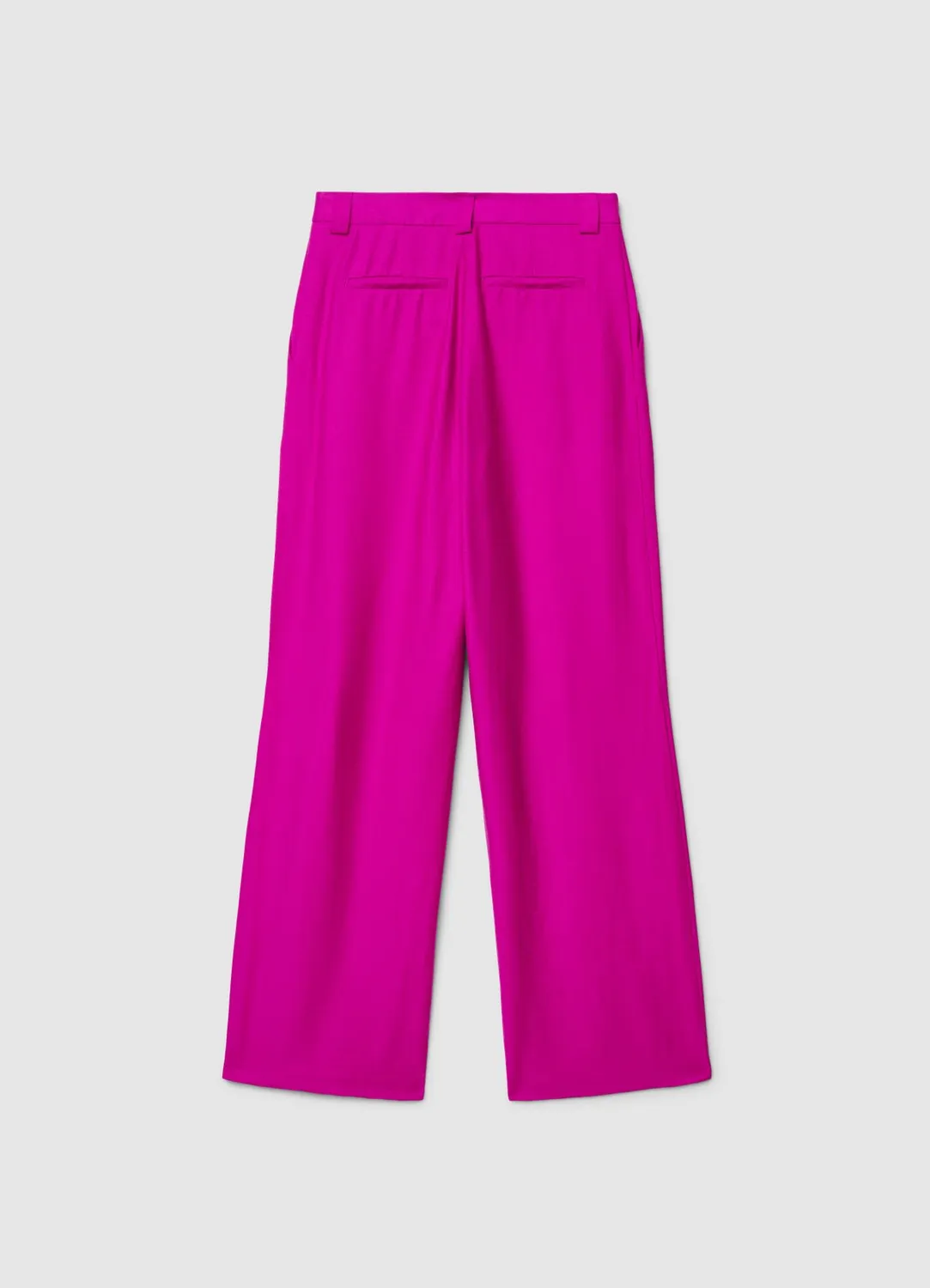 Calliope pantalon palazzo femme plissé taille haute