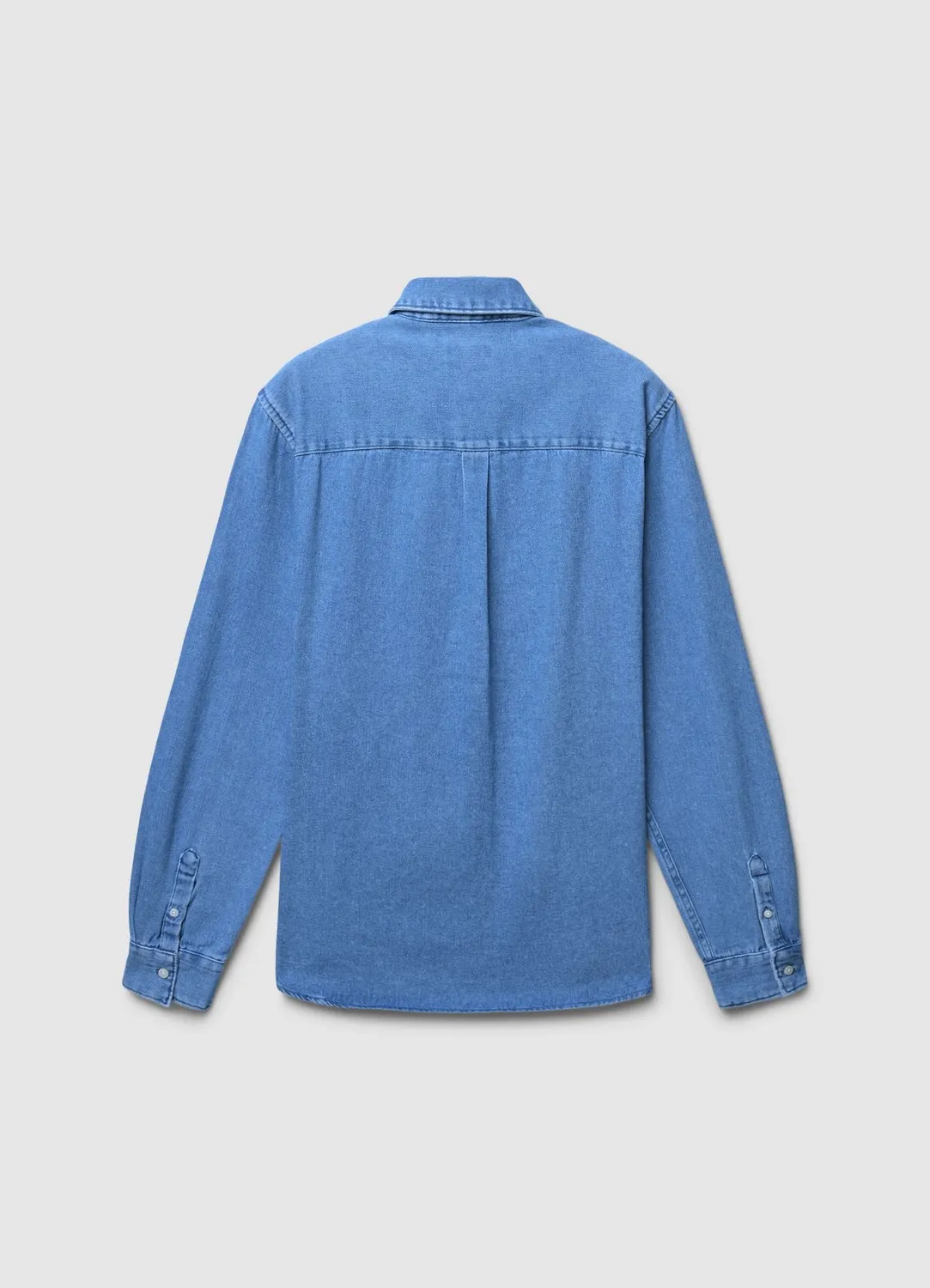 Calliope chemise denim homme manches longues coton