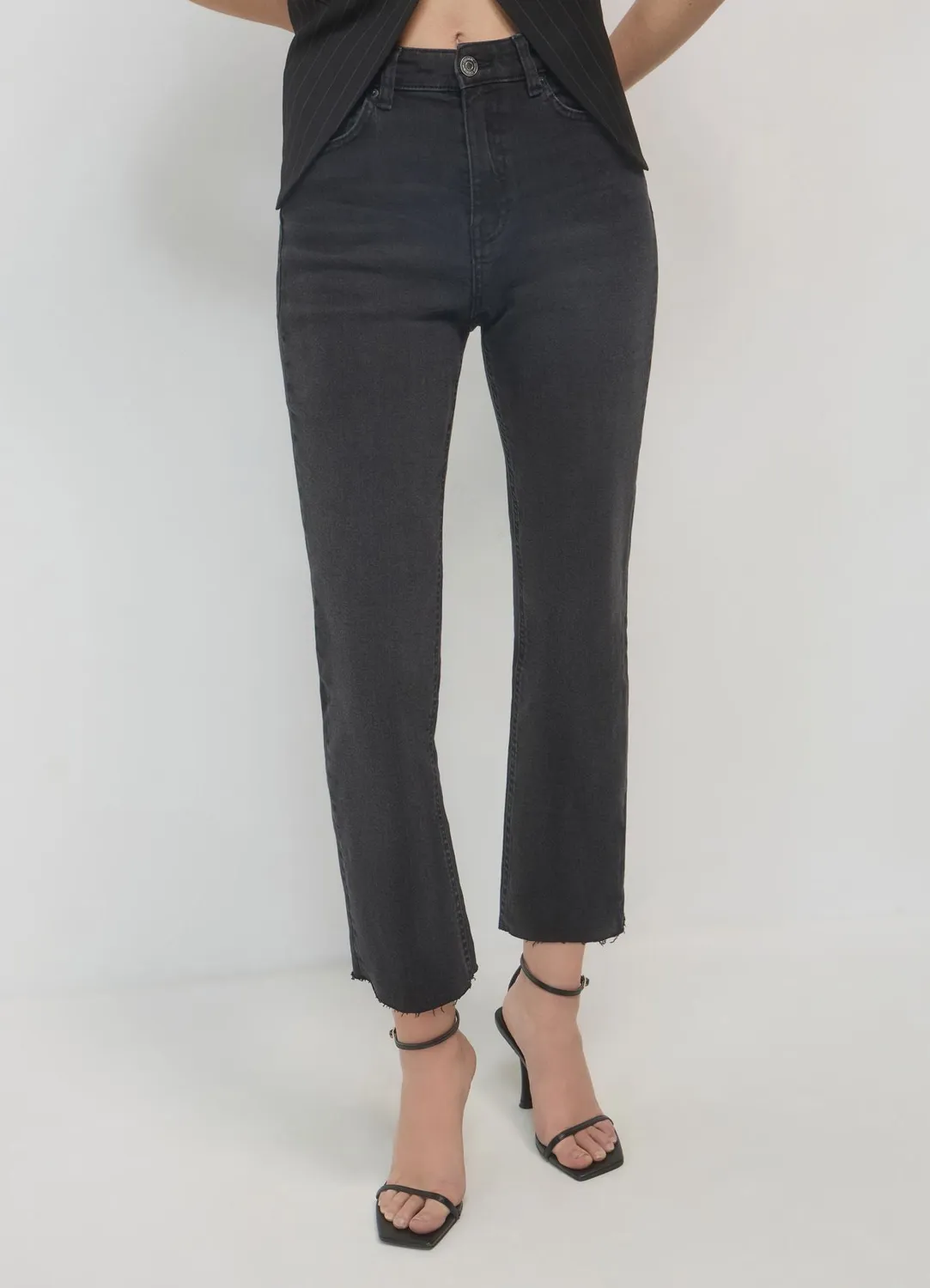 Calliope Jean Cropped Flare Femme 5 Poches