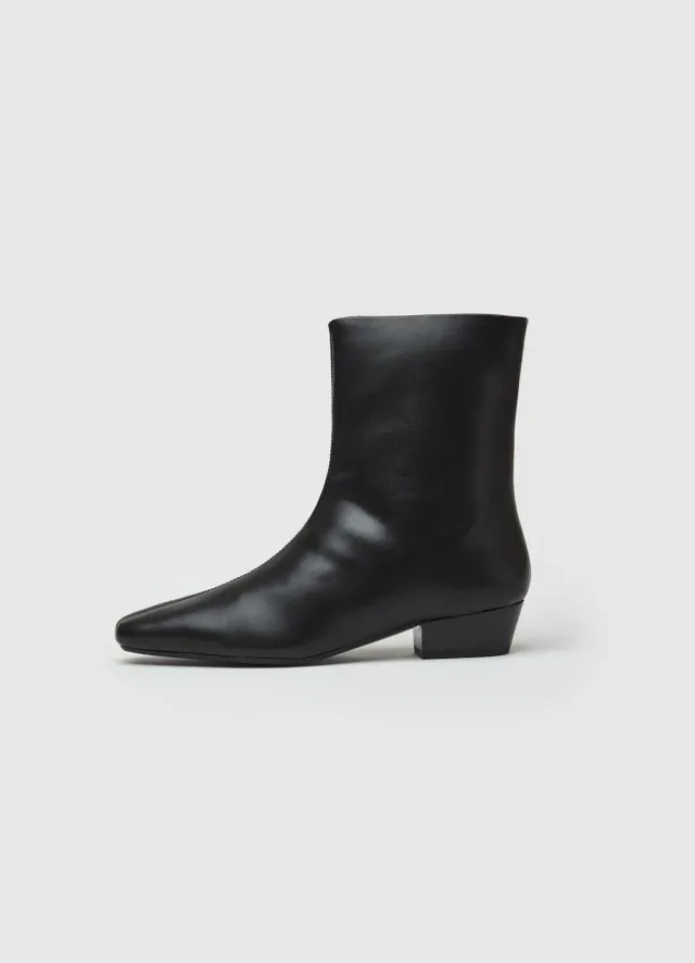 Calliope Bottines basses femme zip talon stable