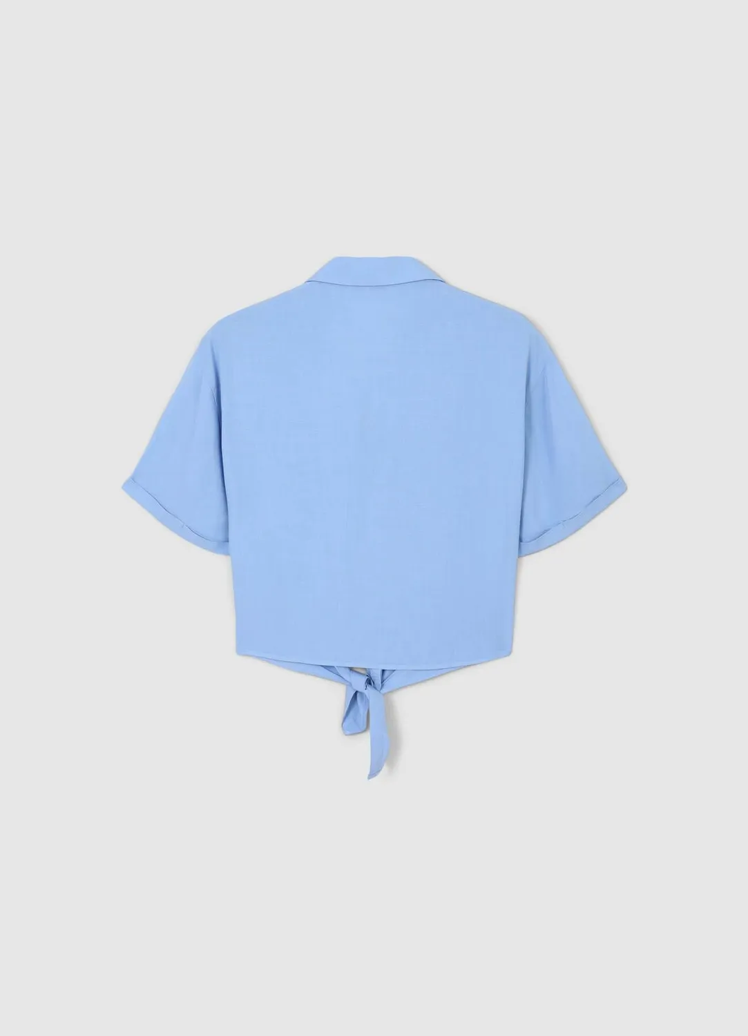Calliope chemise nouée manches courtes femme