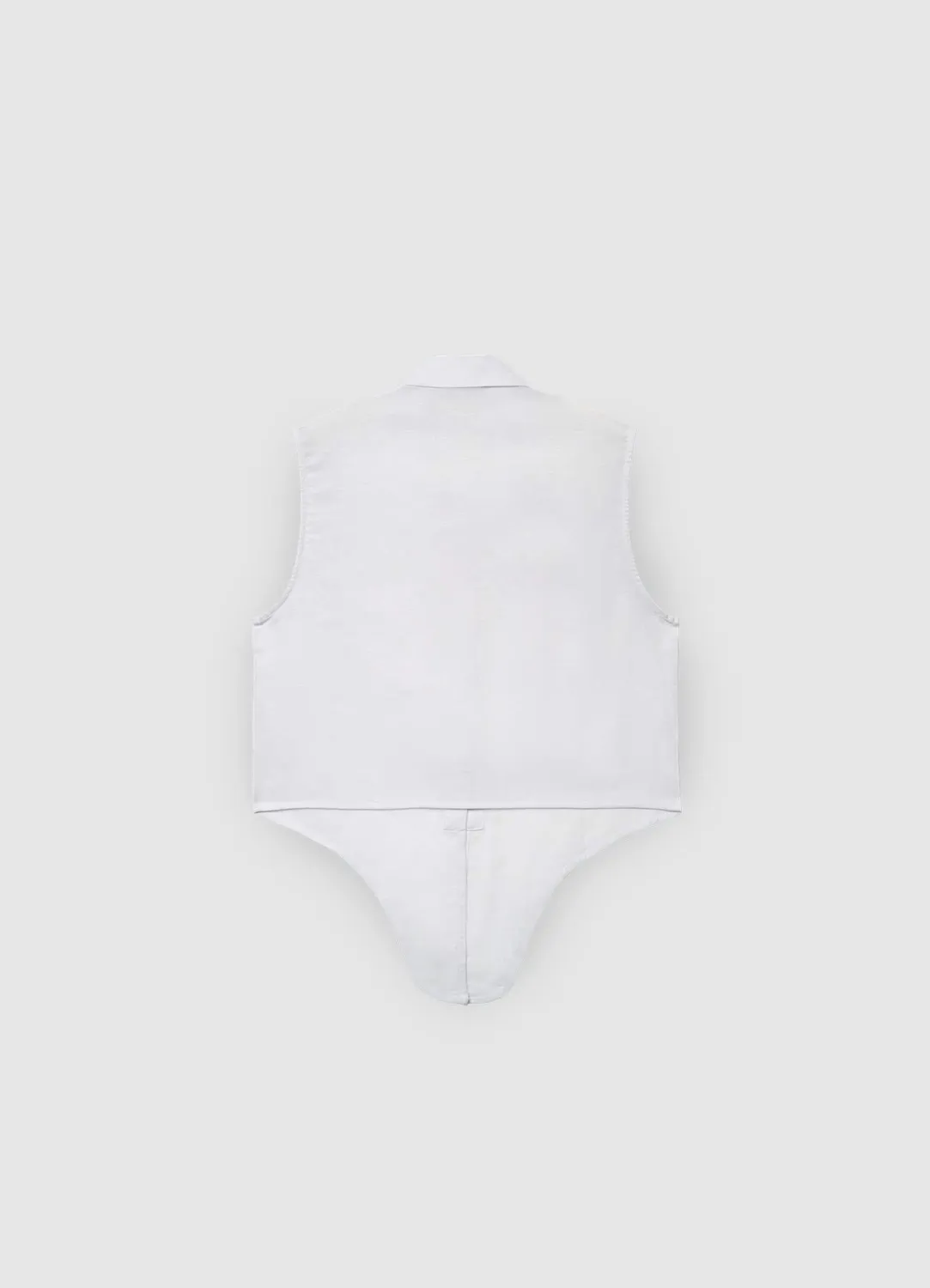 Calliope chemise lin sans manches nœud été