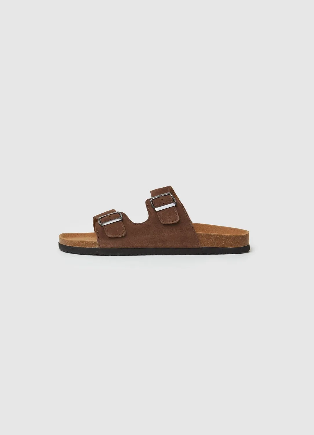Calliope sandales homme cuir boucles