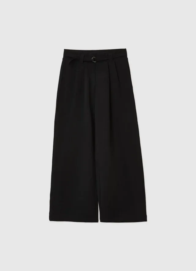 Calliope Pantalon palazzo fille uni ceinture 8-14 ans
