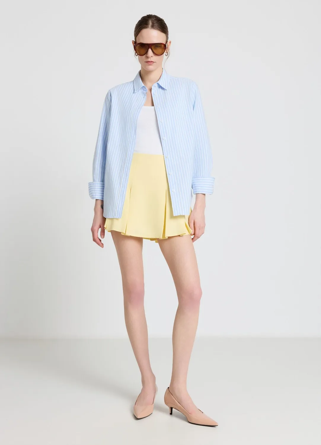 Calliope chemise rayée femme manches longues
