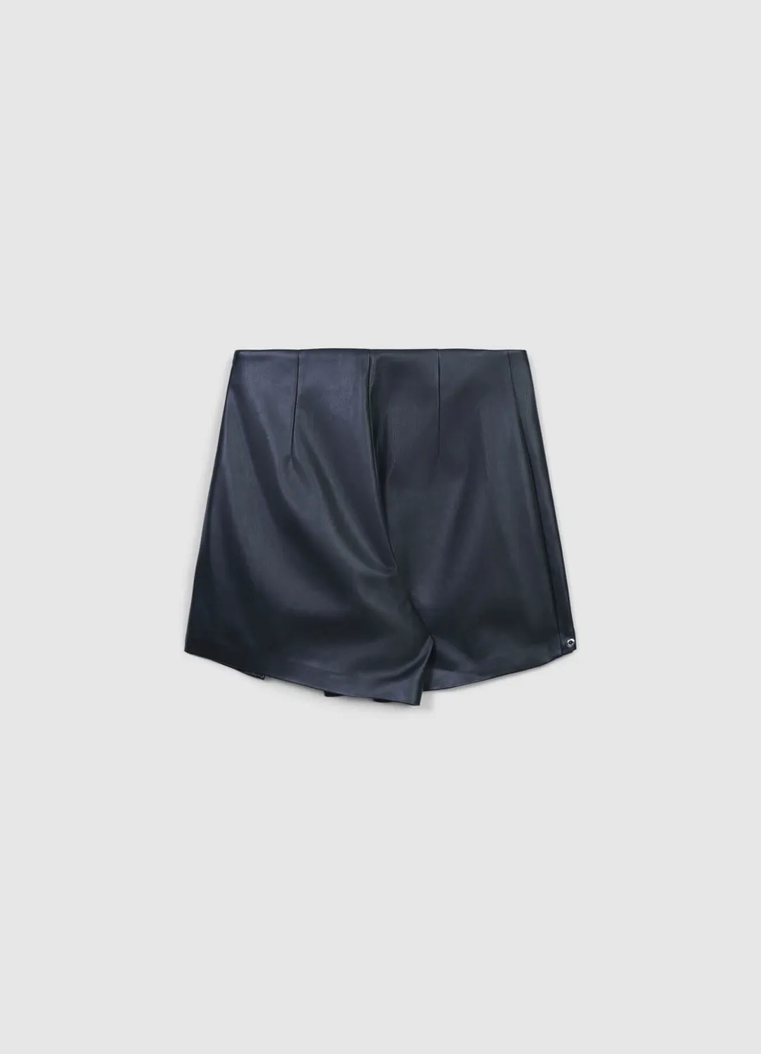 Calliope jupe-pantalon simili cuir cloutée femme