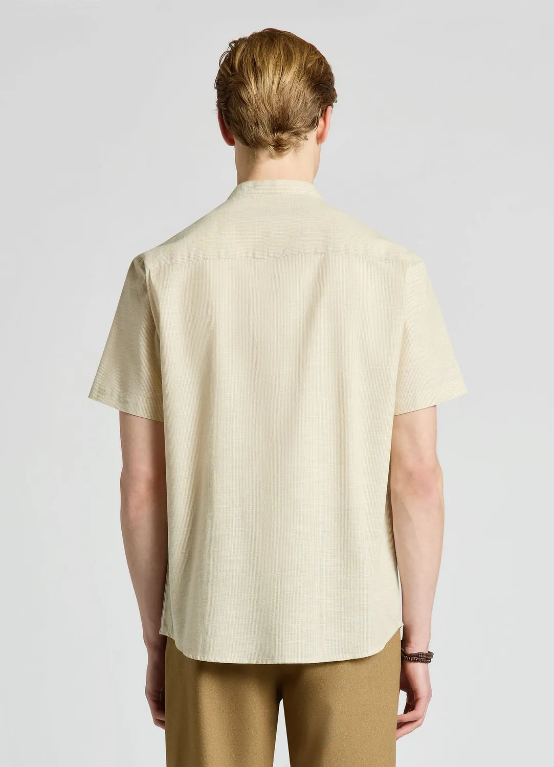 Calliope chemise homme rayée col coréen taille L