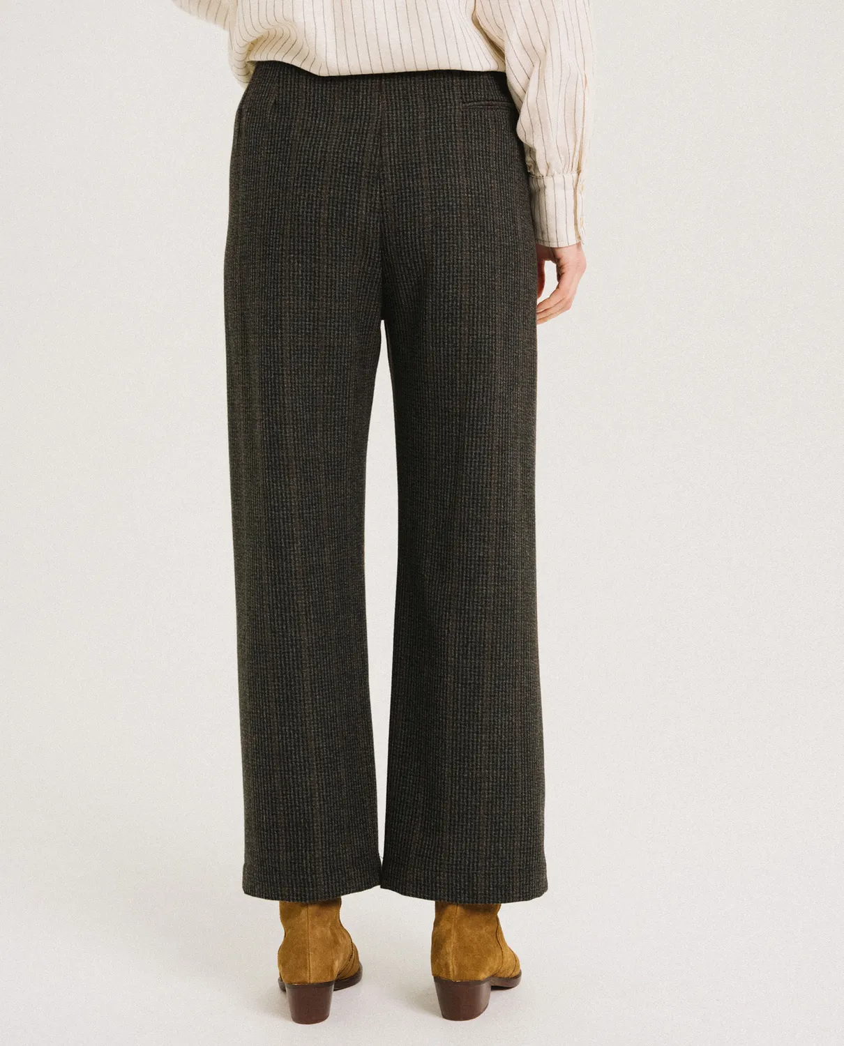 Tinsels Pepa pantalon road flanelle carreaux