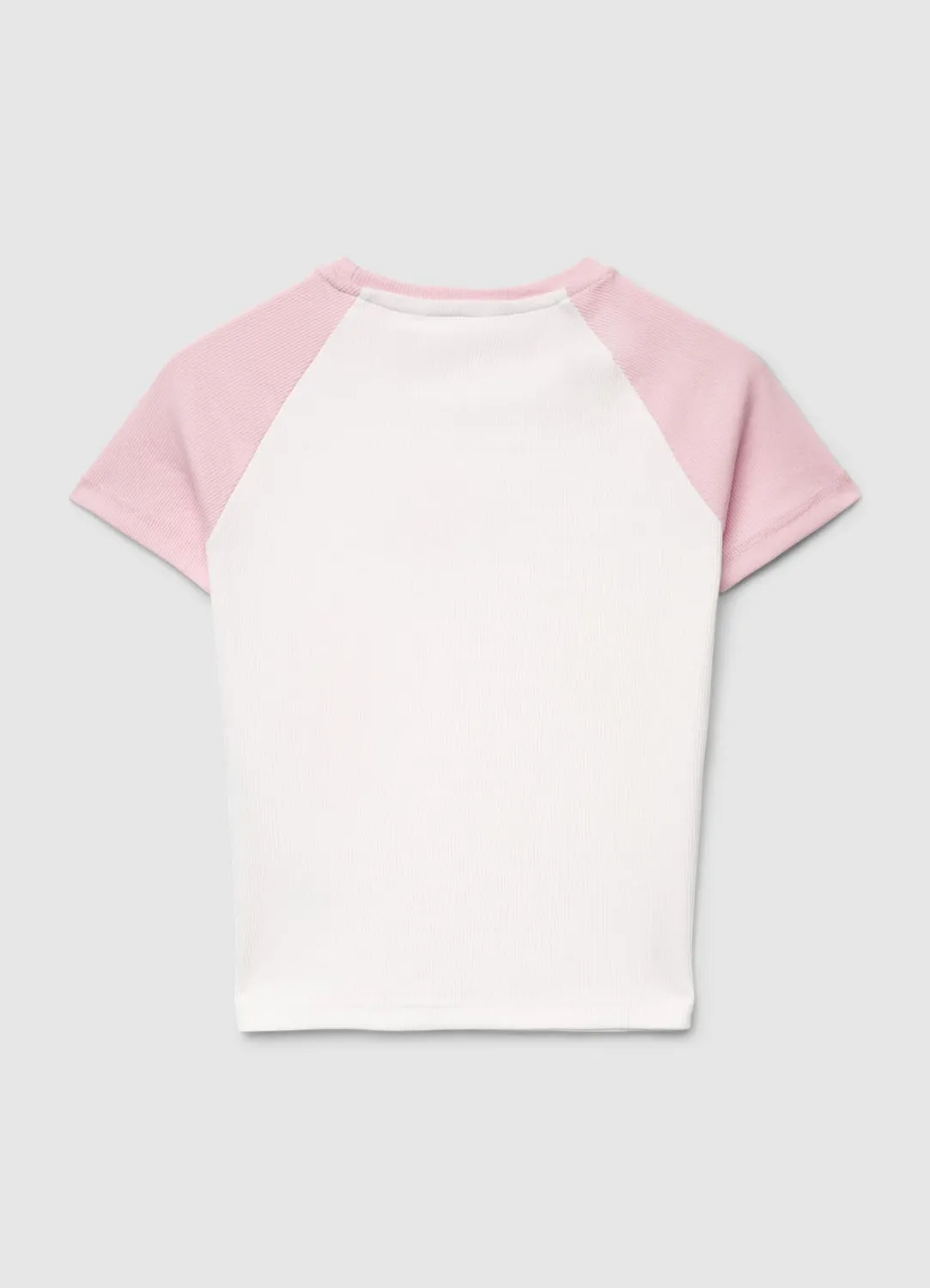 Calliope T-shirt fille manches courtes à texte col rond