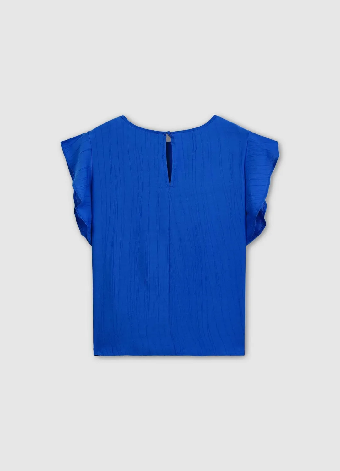 Calliope Blouse à volants chemisier femme manches courtes