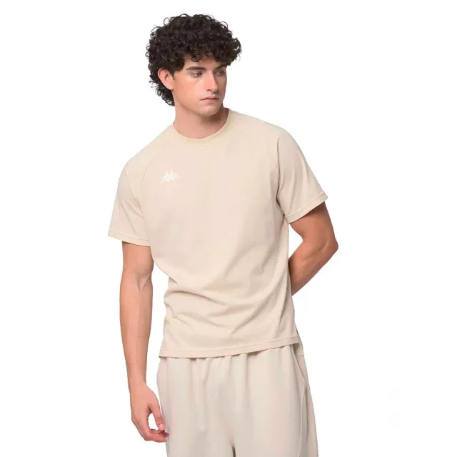 Kappa Inbit t-shirt homme beige coupe raglan