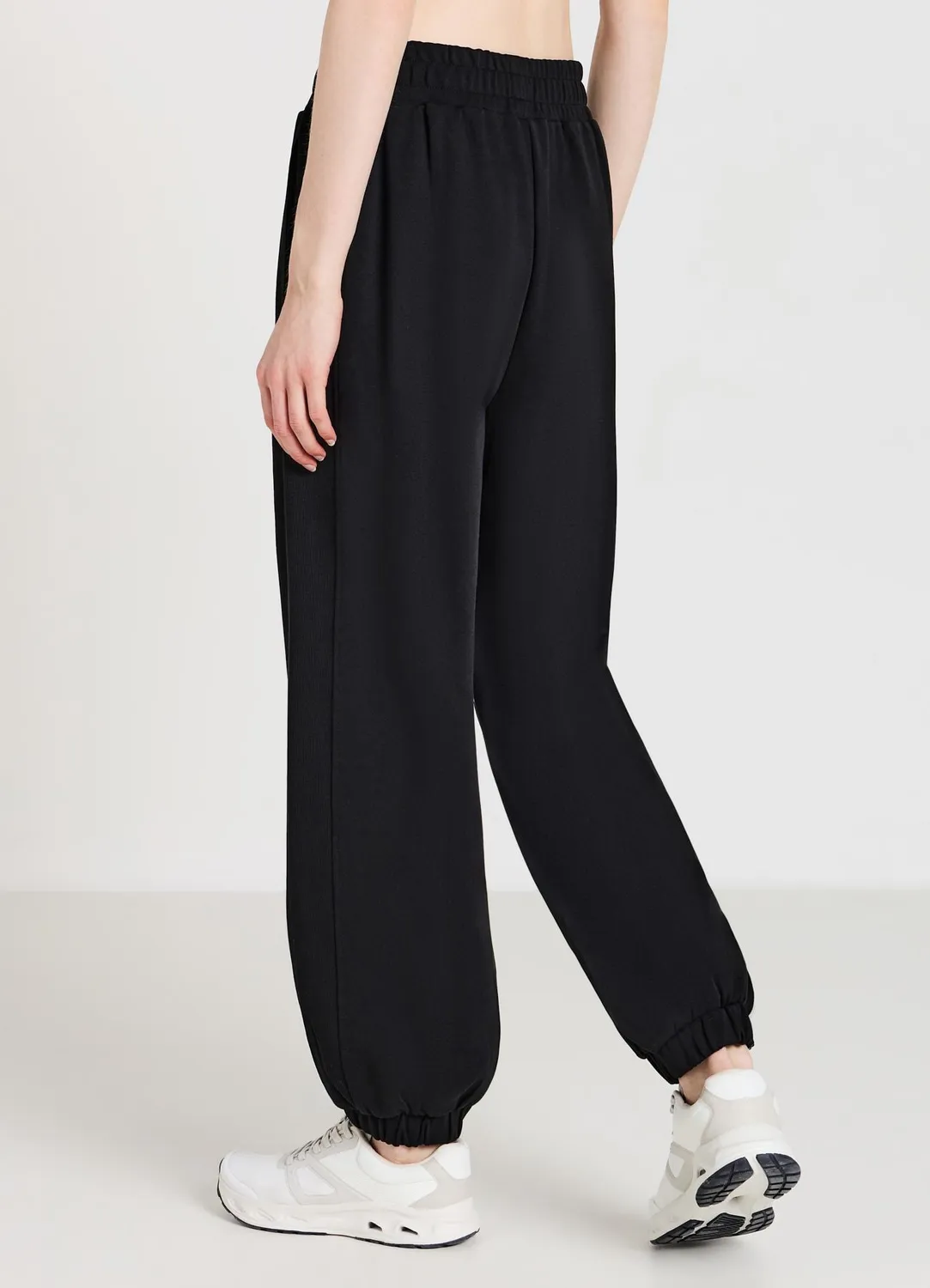 Calliope jogger coton pantalon femme taille elastique