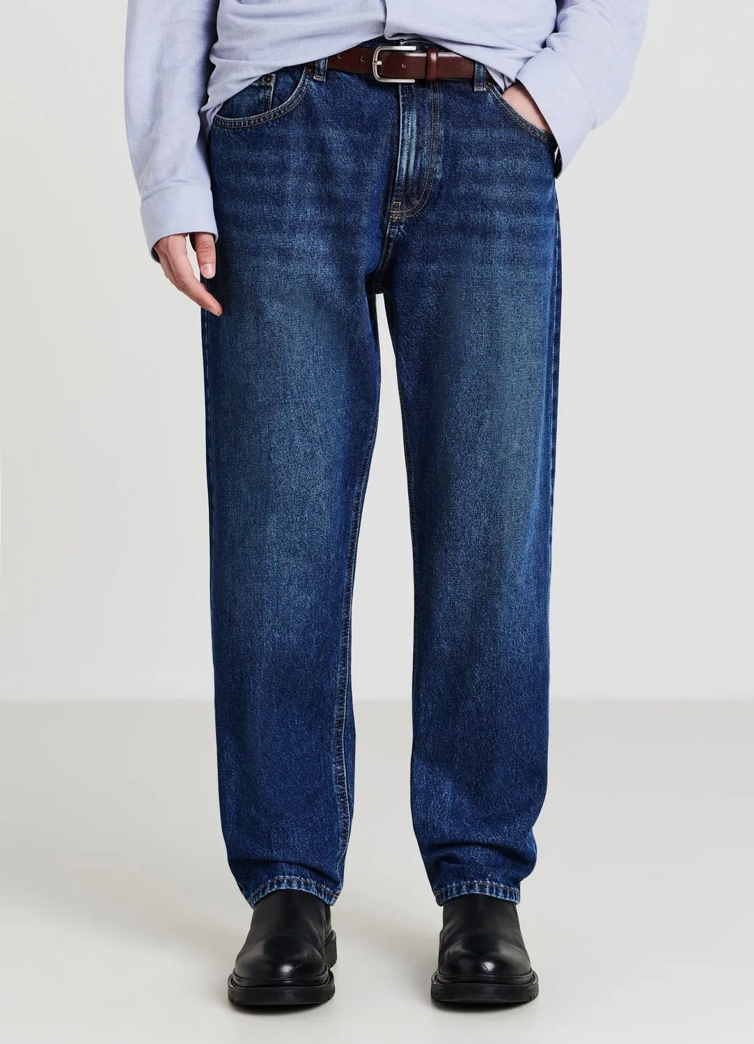 Calliope Jeans Relaxed Fit jean homme pli central