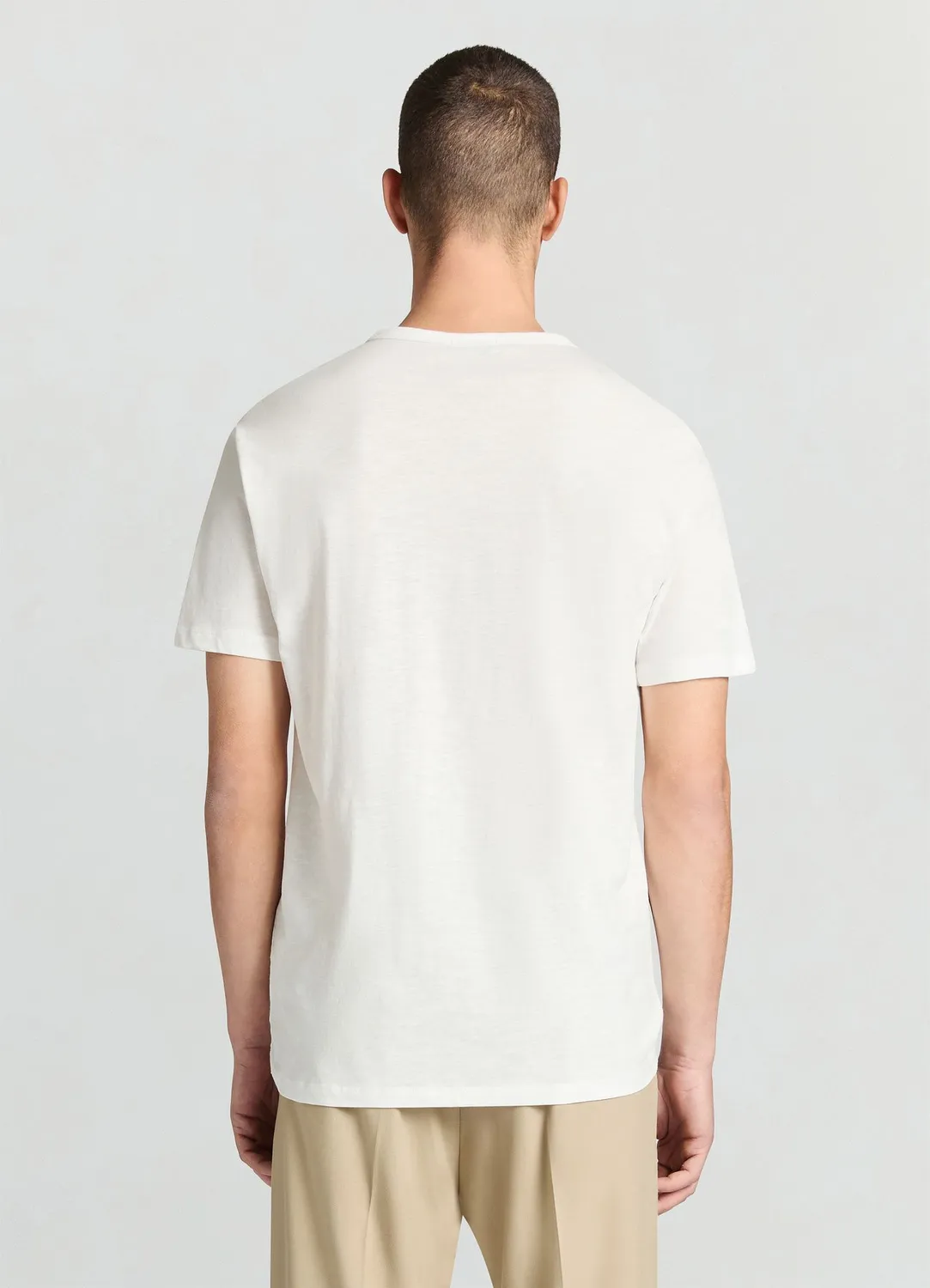 Calliope T-shirt henley homme L col boutonnière uni