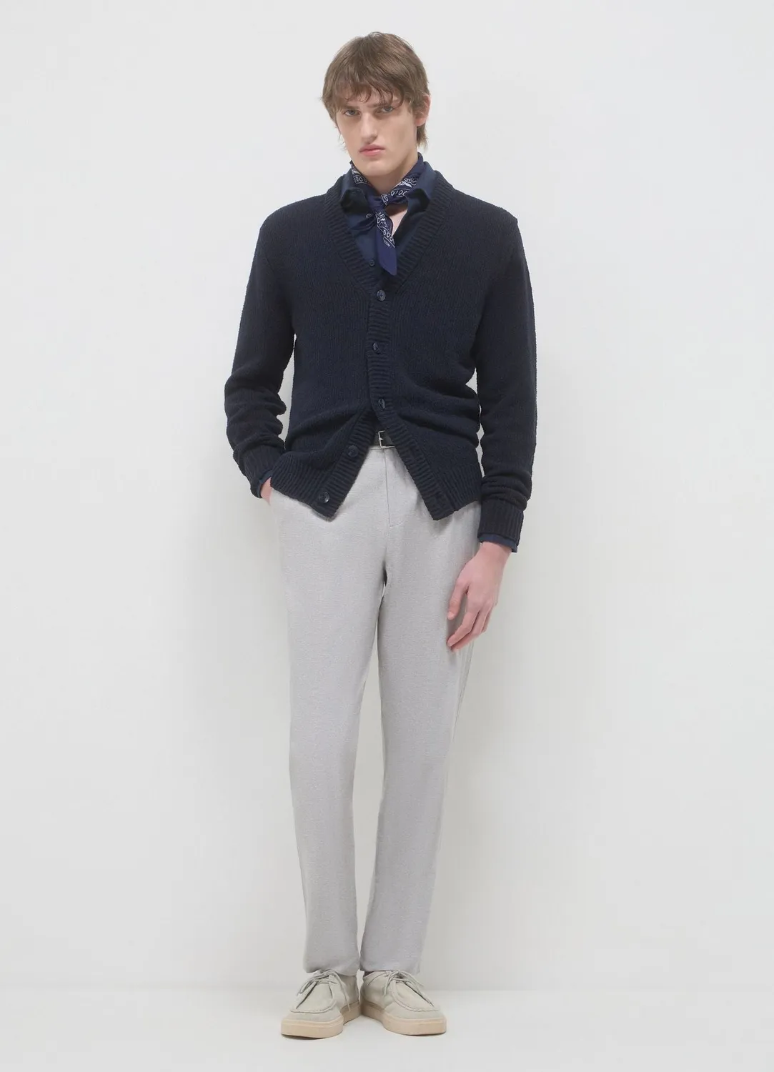 Calliope cardigan coton homme boutonné regular