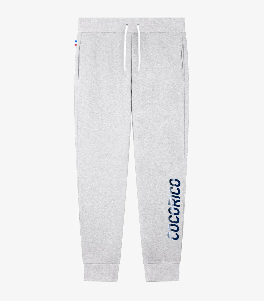 Cocorico Performance jogging femme gris chiné coton