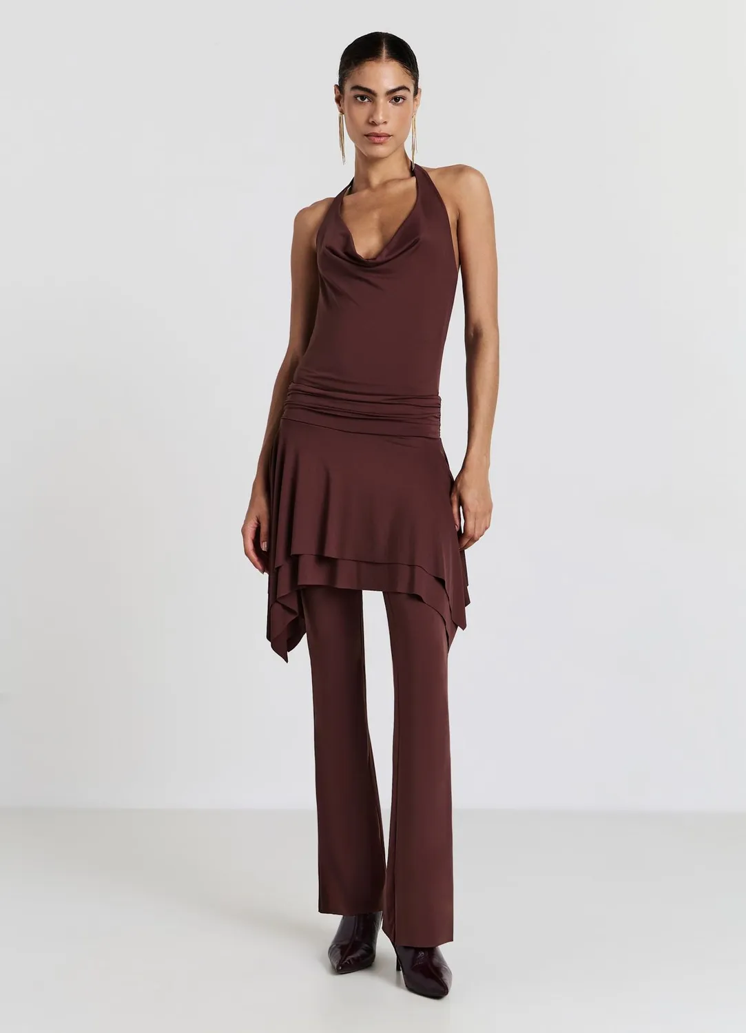 Calliope leggings femme à basque taille haute