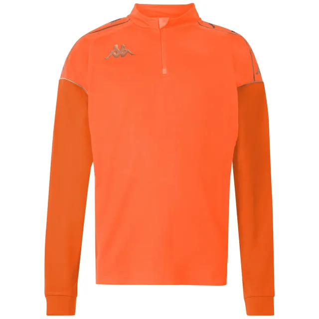 Kappa Massolo sweat enfant orange demi-zip