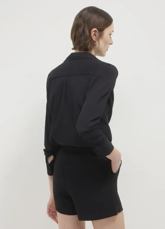 Calliope short uni femme coupe regular poches