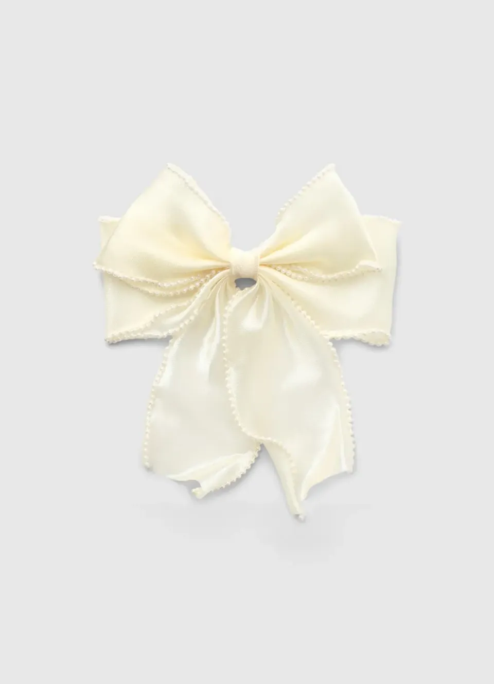 Calliope barrette nœud perles fille