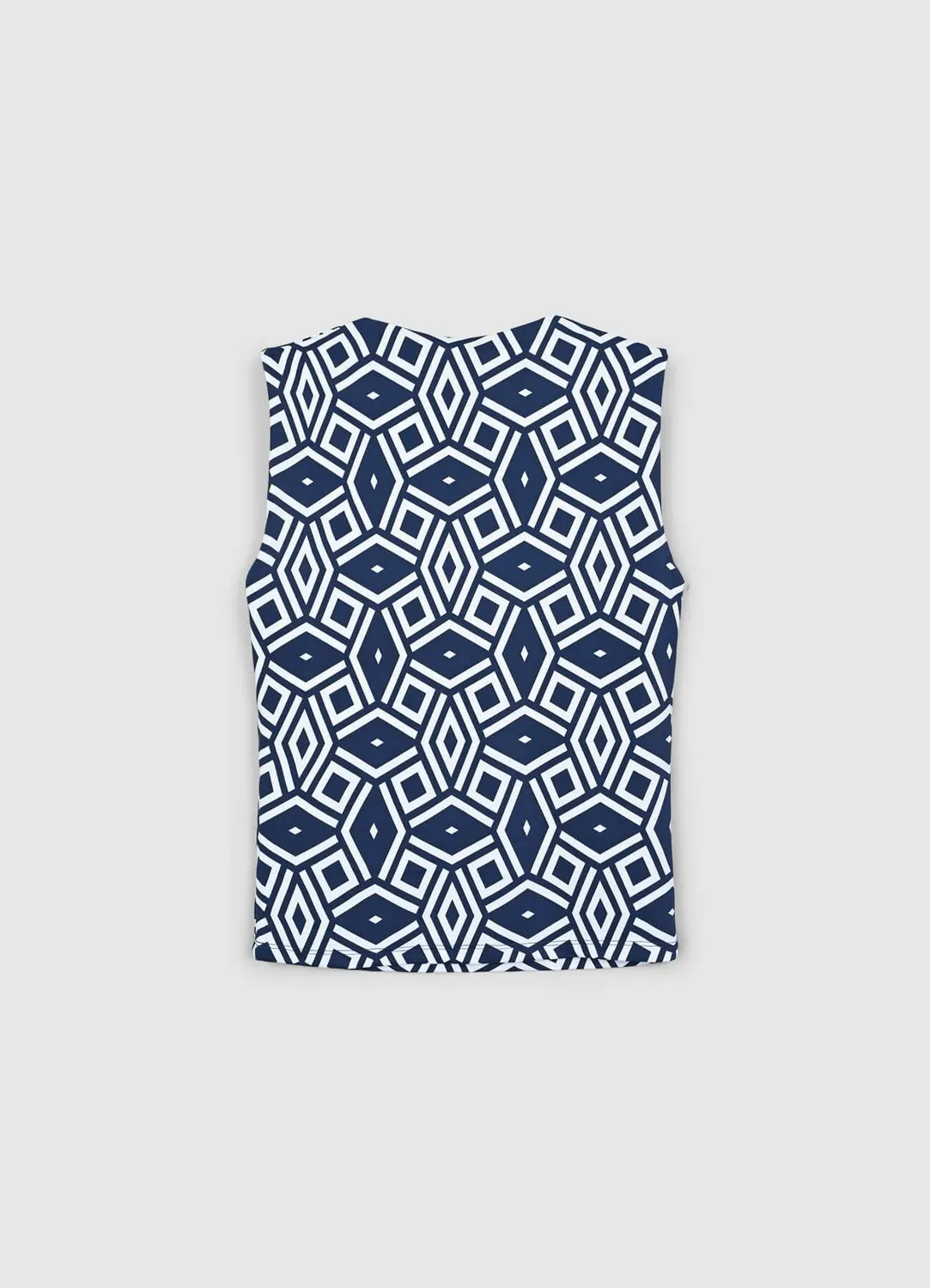 Calliope top femme col carré imprimé regular